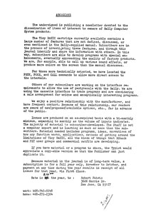 Arcadians Subscription Request Two